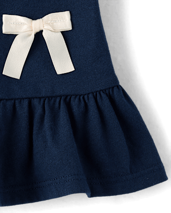 Toddler Girls Bow Peplum Top
