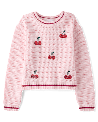 Toddler Girls Embellished Sweater