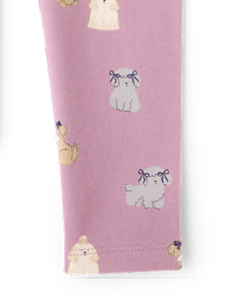 Toddler Girls Dog Leggings 4-Pack