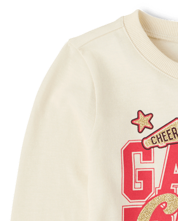 Baby And Toddler Girls Game Day Graphic Tee