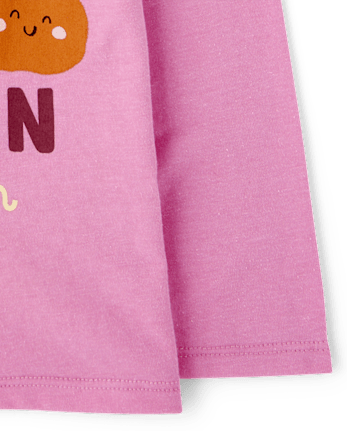 T-shirt à motif citrouille le plus mignon pour bébés et petites filles