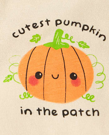 Baby Cutest Pumpkin Graphic Bodysuit