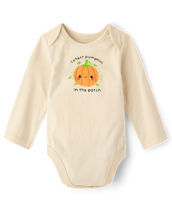 Baby Cutest Pumpkin Graphic Bodysuit