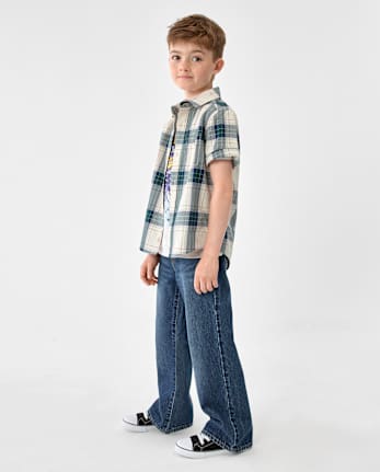 Boys Relaxed Bootcut Jeans
