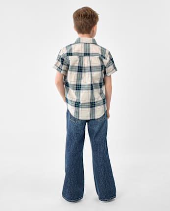 Boys Relaxed Bootcut Jeans