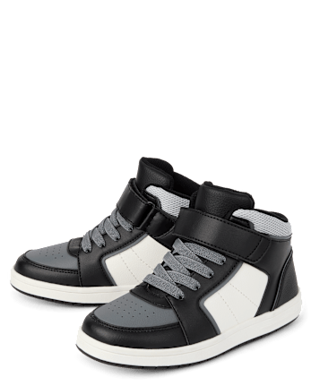 Boys Colorblock Mid Top Sneakers