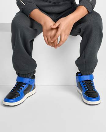Boys Colorblock Mid Top Sneakers