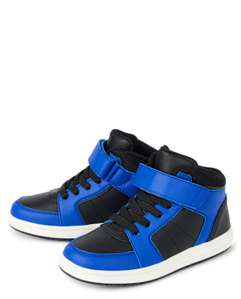 Boys Colorblock Mid Top Sneakers