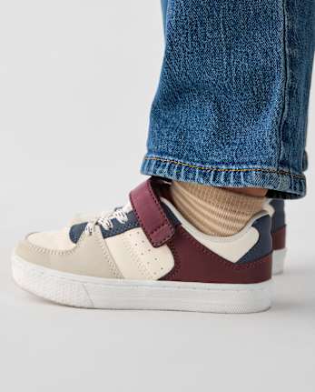 Boys Colorblock Low Top Sneakers - MULTI CLR