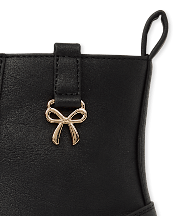 Girls Charm Combat Boots