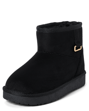 Girls Teddy Boots