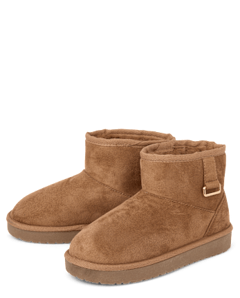 Girls Teddy Boots