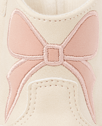 Baby Girls Embroidered Bow Cowgirl Boots