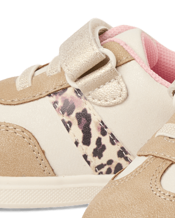 Baby Girls First Steps Colorblock Low Top Sneakers