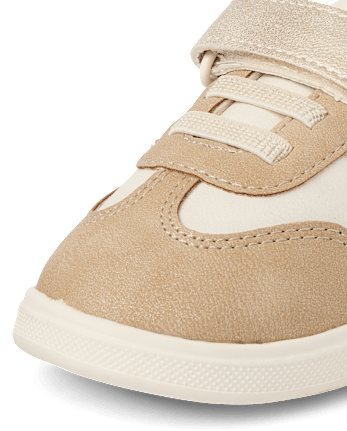 Baby Girls First Steps Colorblock Low Top Sneakers