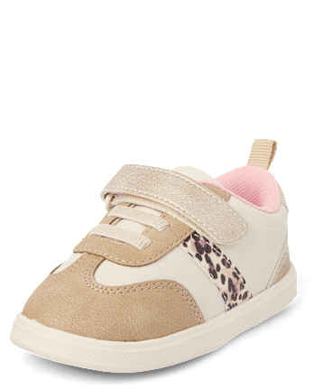 Baby Girls First Steps Colorblock Low Top Sneakers