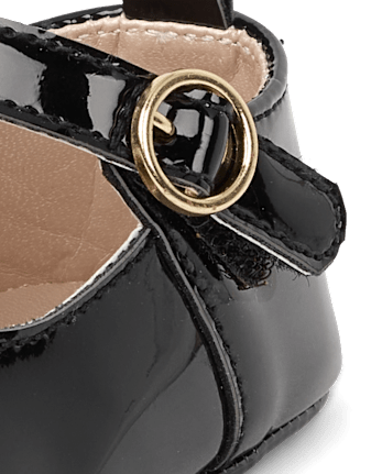 Baby Girls Perforated T-Strap Mary Jane Shoes