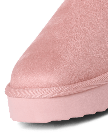 Girls Bow Teddy Boots