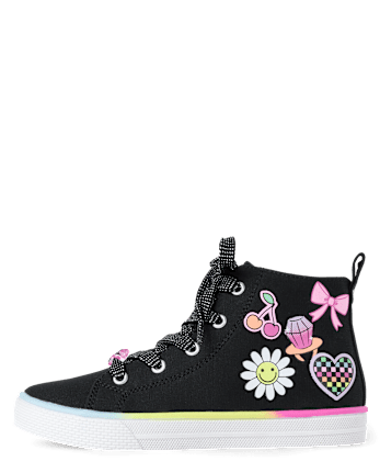 Girls Icon High Top Sneakers