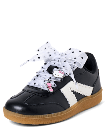 Girls Hello Kitty® Scalloped Low Top Sneakers