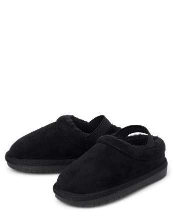 Toddler Boys Teddy Slip Ons