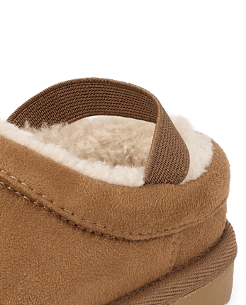 Toddler Boys Teddy Slip Ons
