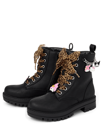 Girls Hello Kitty® And Friends Combat Boots