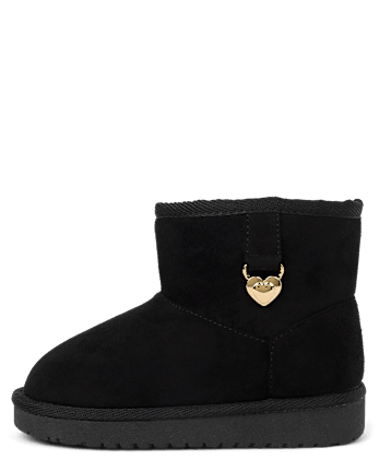 Toddler Girls Charm Teddy Boots