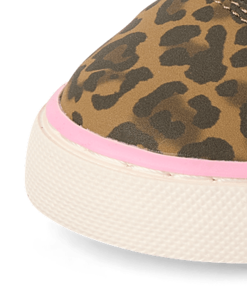Toddler Girls Leopard Low Top Sneakers