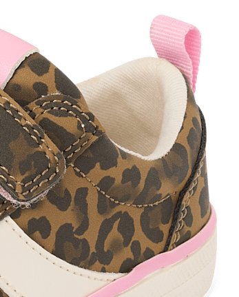 Toddler Girls Leopard Low Top Sneakers