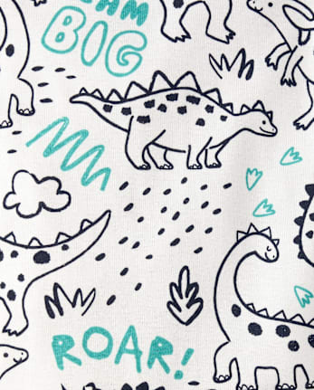 Baby And Toddler Dino Snug Fit Cotton Footed One Piece Pajamas