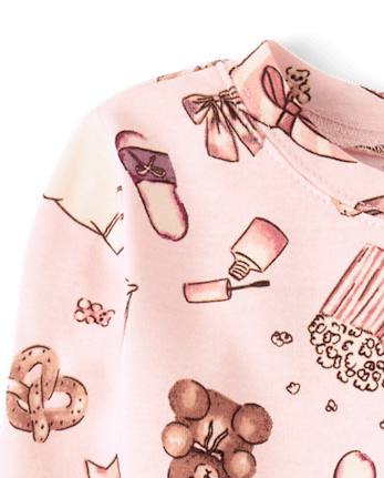 Girls Sleepover Snug Fit Cotton Pajamas