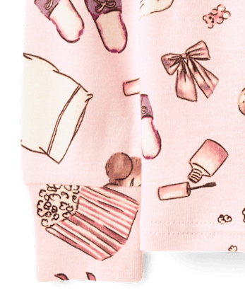Girls Sleepover Snug Fit Cotton Pajamas