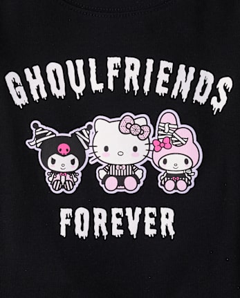 Girls Hello Kitty® And Friends Glow Halloween Snug Fit Cotton Pajamas