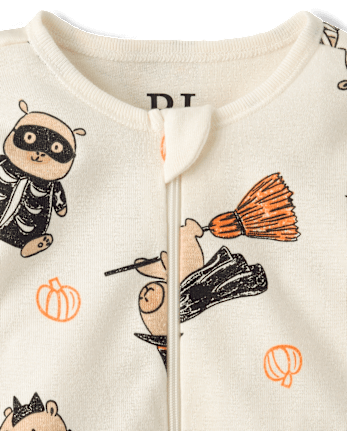 Baby And Toddler Halloween Capybara Snug Fit Cotton Footed One Piece Pajamas