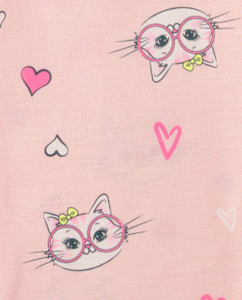 Girls Cat Books Pajamas