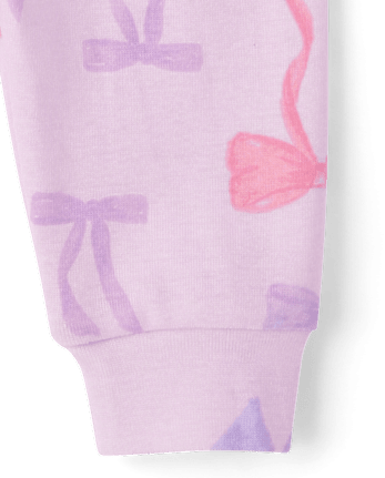 Baby And Toddler Girls Bear Snug Fit Cotton Pajamas