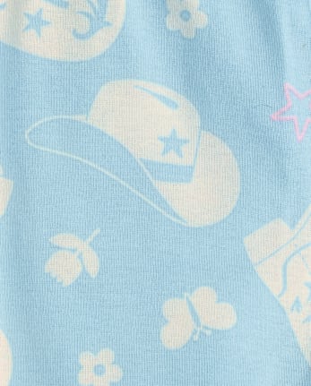 Baby And Toddler Girls Western Snug Fit Cotton Pajamas