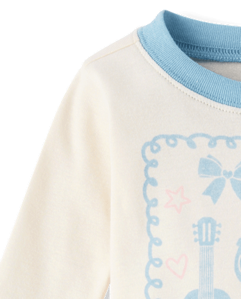 Baby And Toddler Girls Western Snug Fit Cotton Pajamas