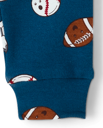 Baby And Toddler Boys Sports Snug Fit Cotton Pajamas - SEASCAPE