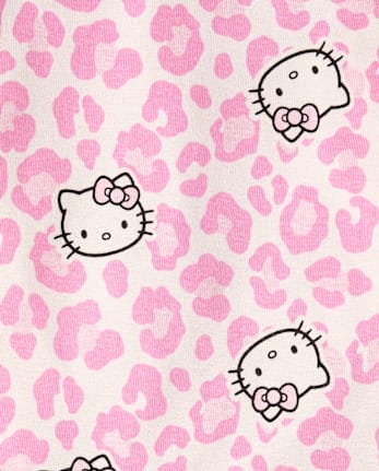Toddler Girls Hello Kitty® Leopard Snug Fit Cotton Pajamas