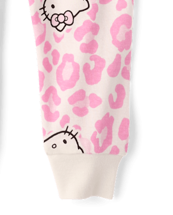 Toddler Girls Hello Kitty® Leopard Snug Fit Cotton Pajamas