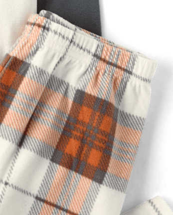Kids Matching Family Thankful Cotton And Dream Fleece Pajamas