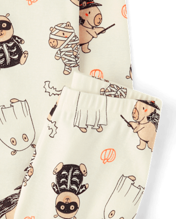 Kids Halloween Capybara Snug Fit Cotton Pajamas