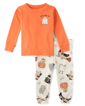 Baby And Toddler Halloween Capybara Snug Fit Cotton Pajamas
