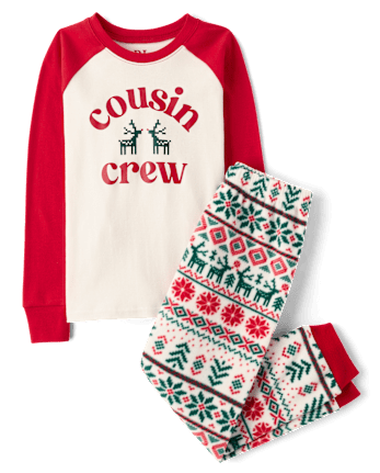 Kids Cousin Crew Cotton And Dream Fleece Pajamas