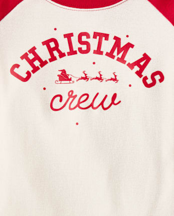 Kids Matching Family Christmas Crew Cotton And Dream Fleece Pajamas