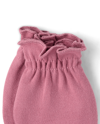 Baby Girls Hat And Mittens 6-Piece Set