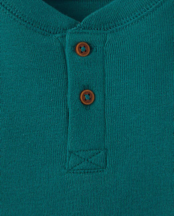 Baby Boys Henley Bodysuit 4-Pack