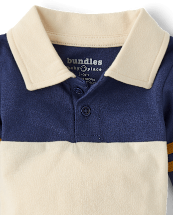 Baby Boys Varsity Stripe 2-Piece Playwear Set
